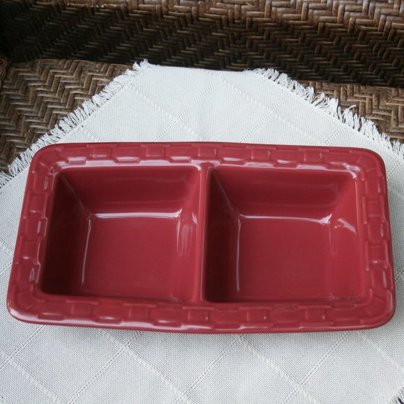 Longaberger Dining Longaberger Divided Dish Poshmark